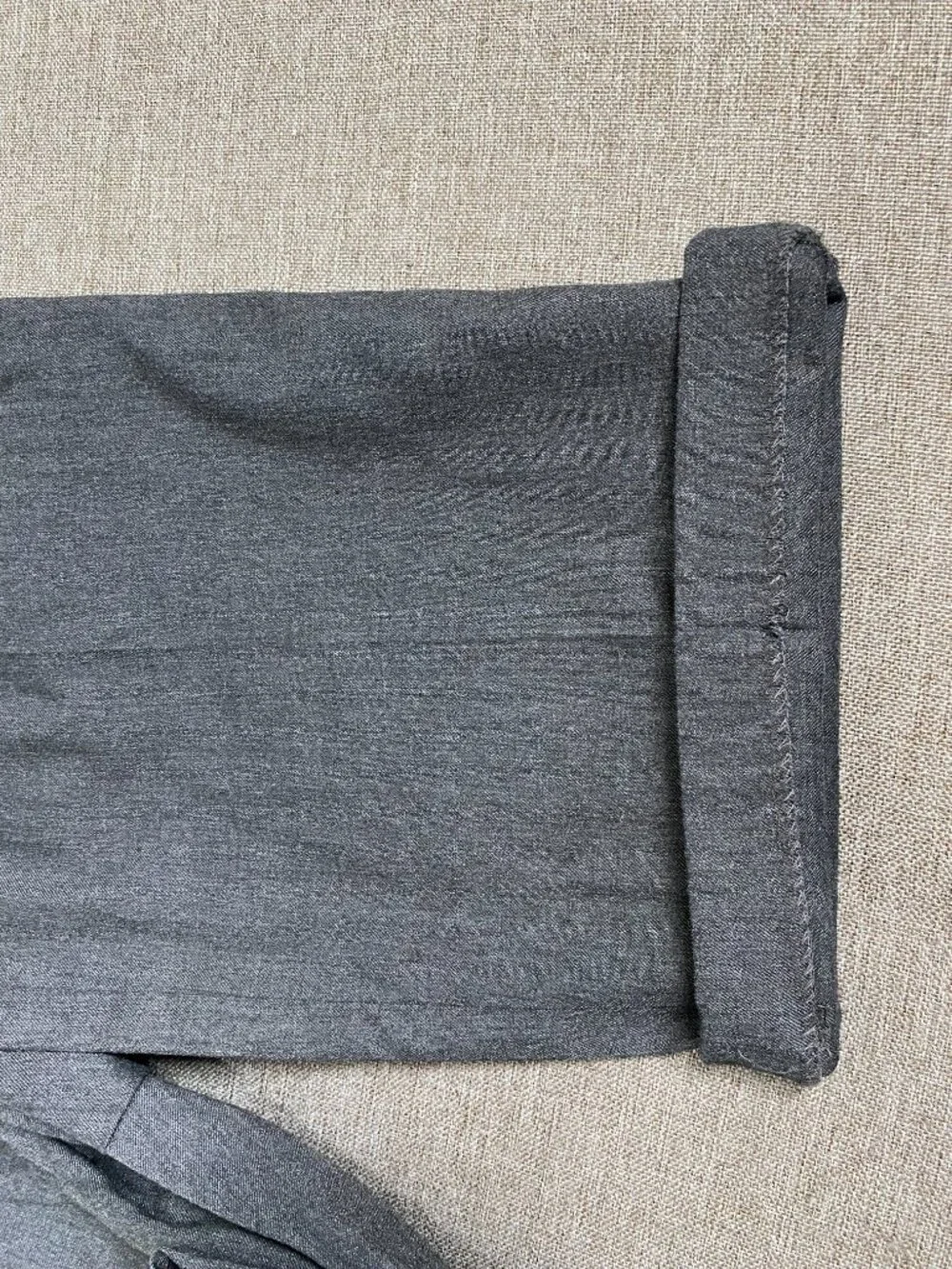Haggar Pleated Dress Pants Men's 34 x 30 High Rise Gray Office Career